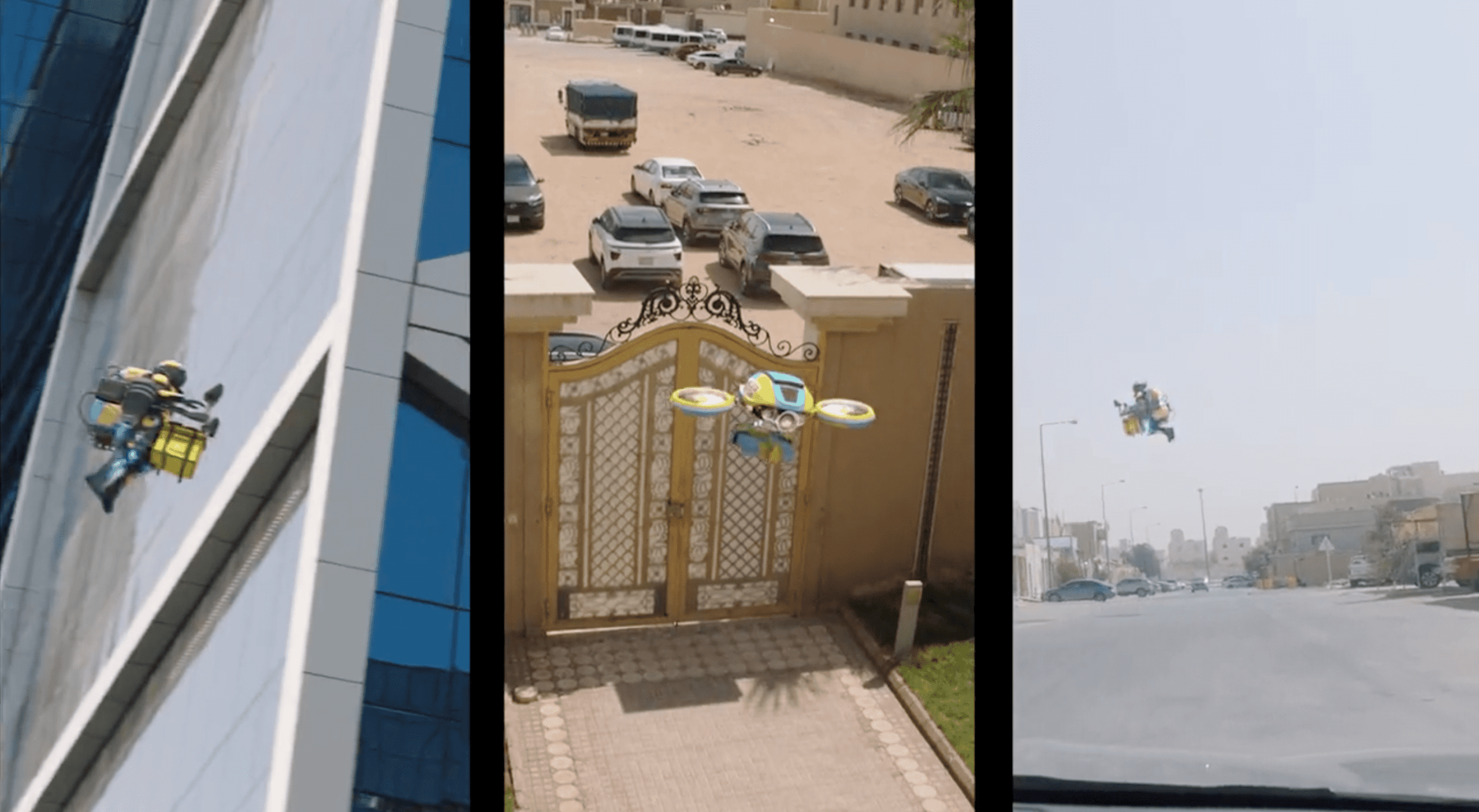 Will parts and services be delivered by flying service reps?